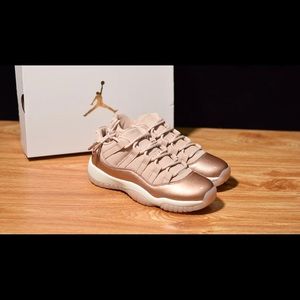 Rose Gold Jordan 11’s